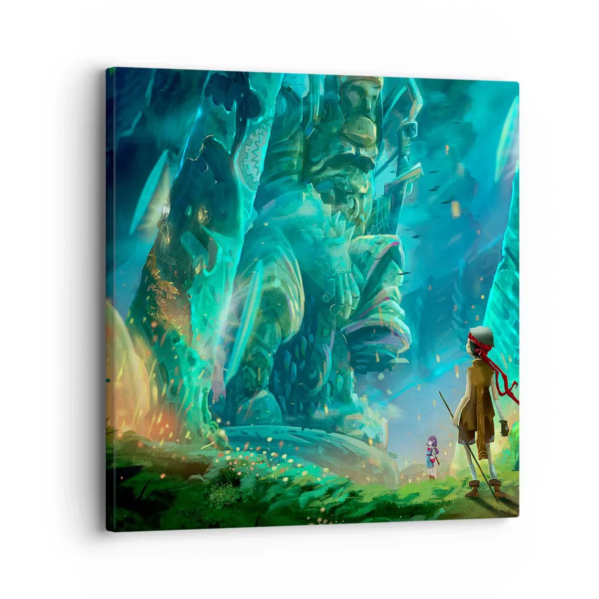 Quadro em tela - Do Grande Livro de Contos de Fadas - 30x30 cm