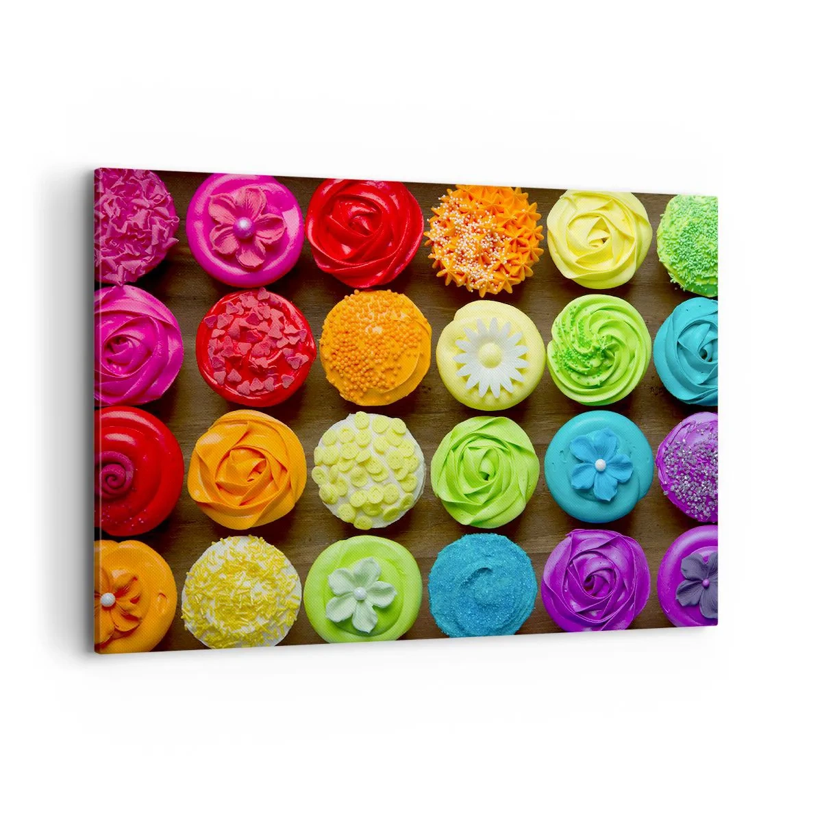 Quadro em tela - Todos diferentes - todos deliciosos - 100x70 cm