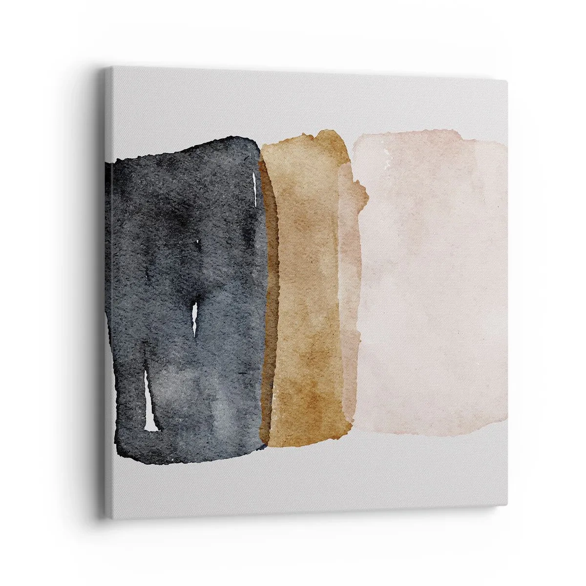 Quadro em tela - Composição das cores da terra - 40x40 cm