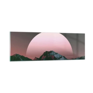 Quadro em vidro - Numa galáxia vizinha - 90x30 cm