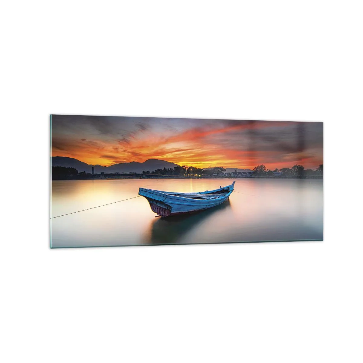 Quadro em vidro - Uma boa noite se aproxima - 120x50 cm