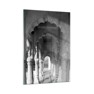 Quadro em vidro - Contos de fadas orientais acontecem aqui - 50x70 cm