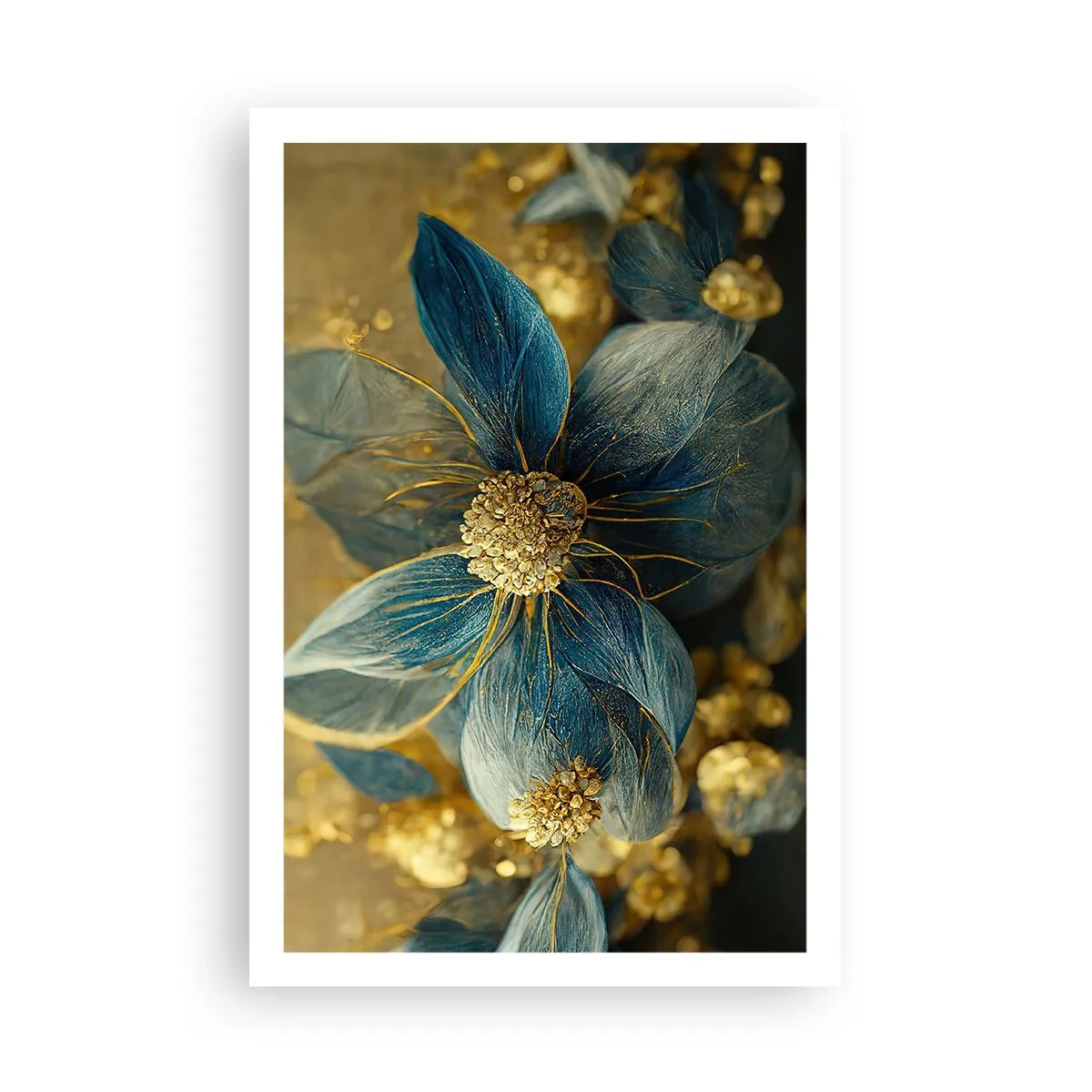 Pôster - Florescer com ouro - 61x91 cm