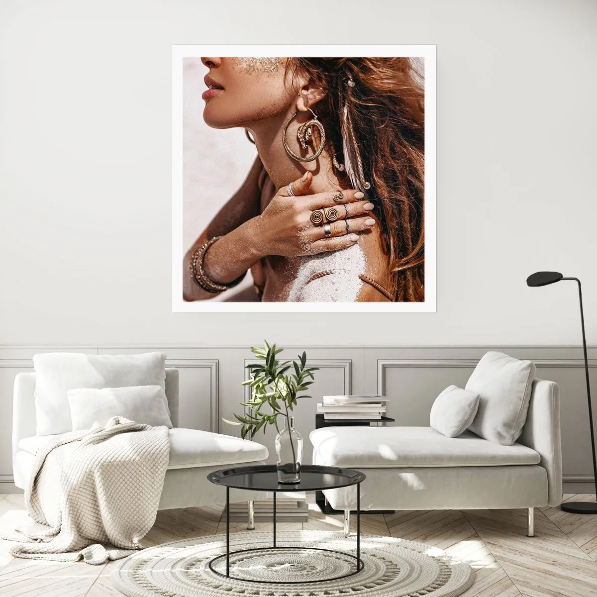 Pôster - A rainha da praia selvagem - 50x50 cm