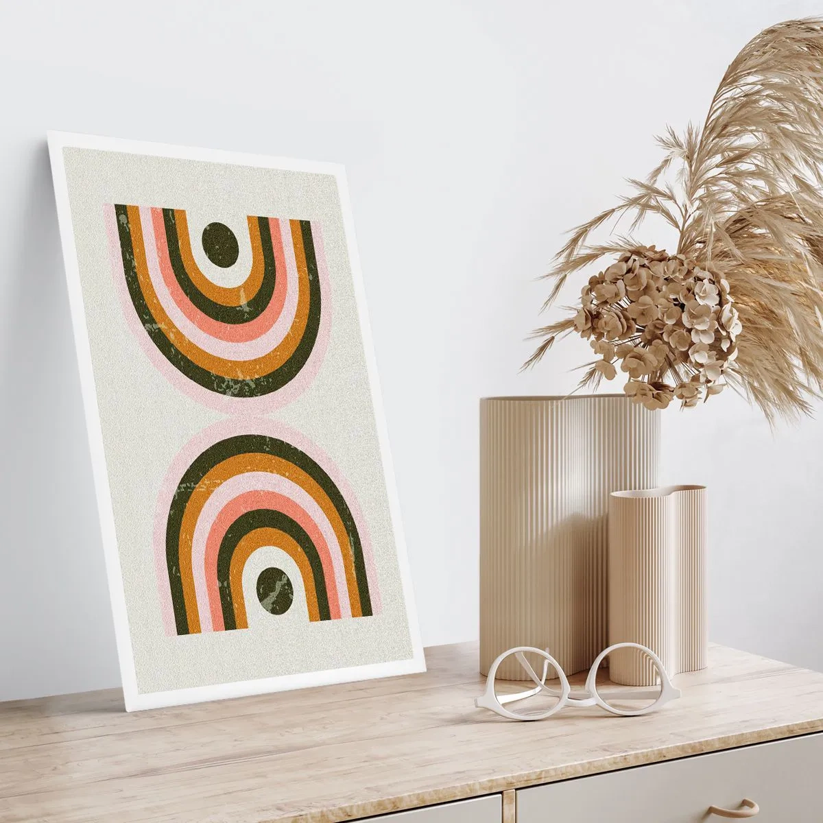 Pôster - Abstração gêmea - 40x50 cm