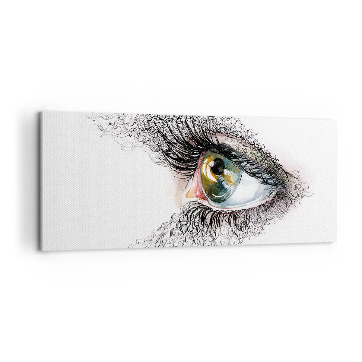 Quadro em tela - Olhe diretamente para a alma - 100x40 cm