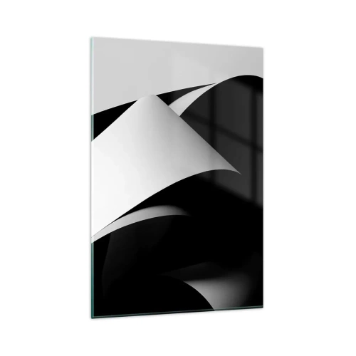 Quadro em vidro - Planos de luz das profundezas da sombra - 80x120 cm