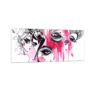 Quadro em vidro - , - 100x40 cm