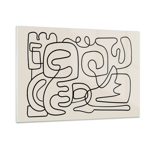 Quadro em vidro - Na trilha - 120x80 cm