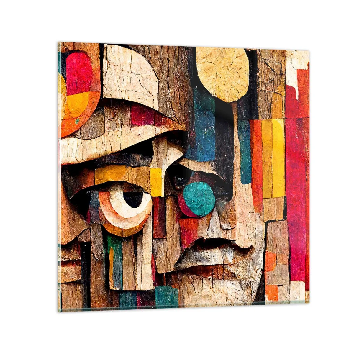 Quadro em vidro - Vejo-te... - 40x40 cm