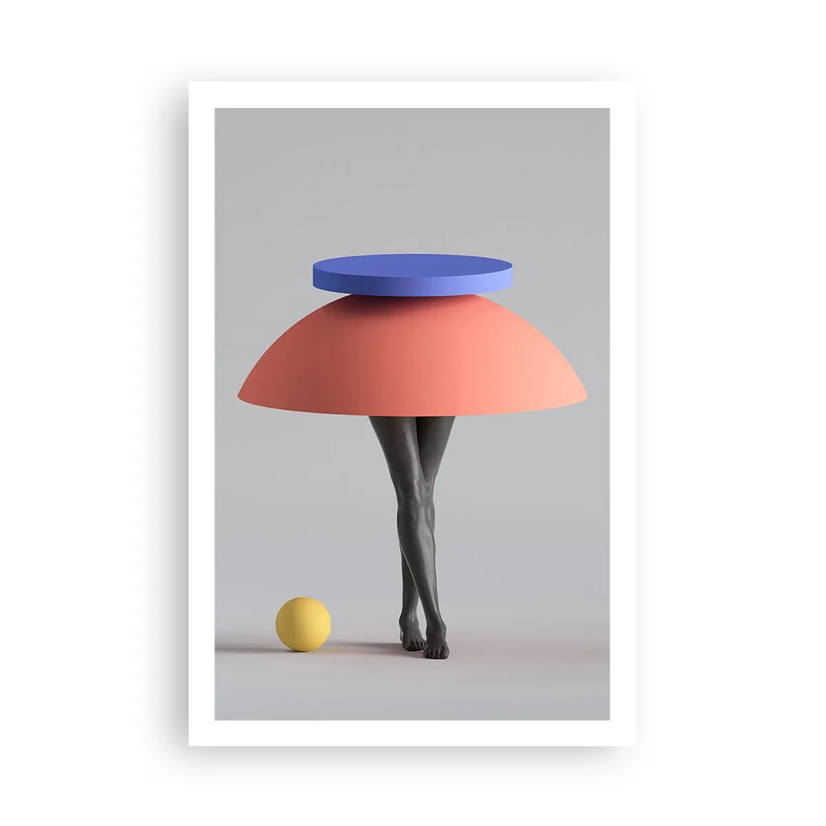 Pôster - Composição surrealista - 61x91 cm