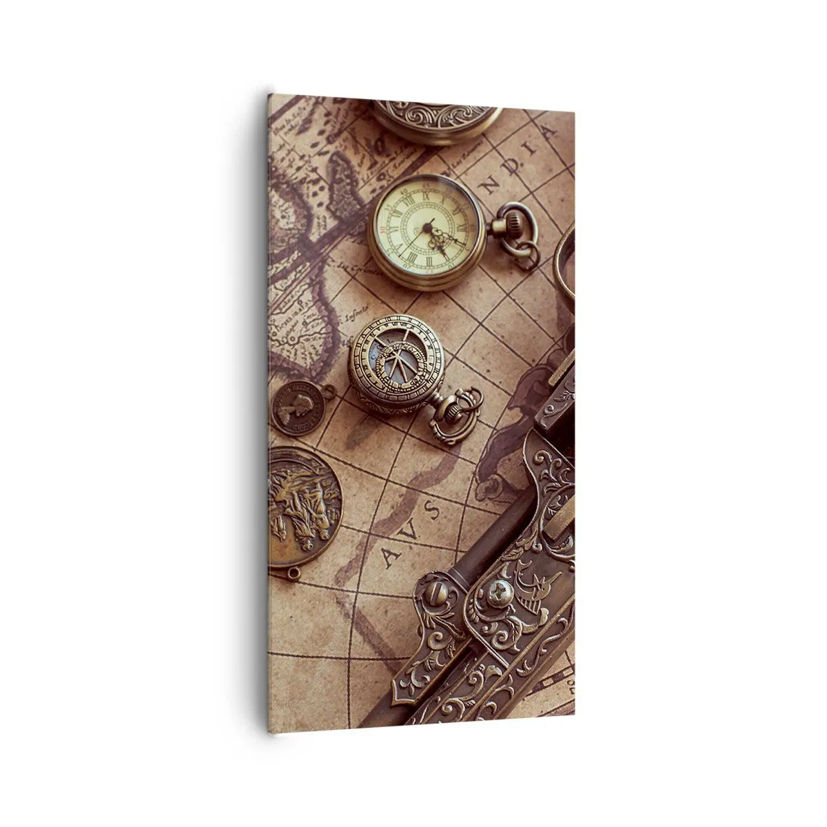 Quadro em tela - A aventura nos chama - 65x120 cm