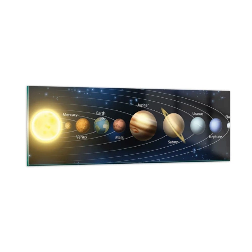 Quadro em vidro - Um de dez - 90x30 cm