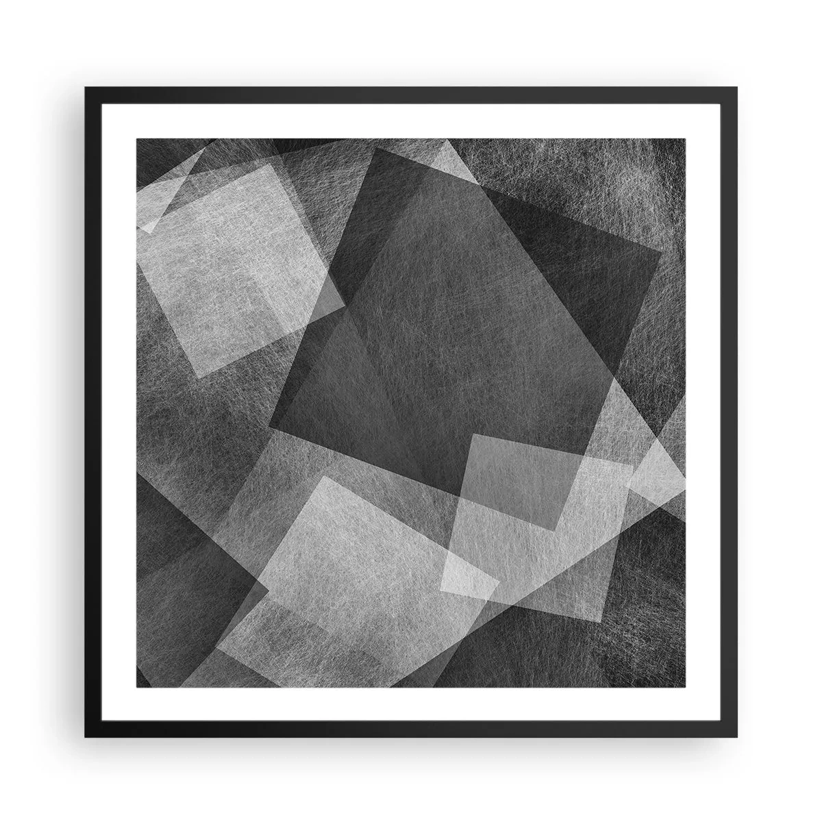 Pôster com moldura preta - Um eterno símbolo da durabilidade e da ordem - 60x60 cm