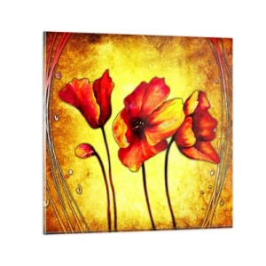 Quadro em vidro - Decoração da secessão  - 30x30 cm