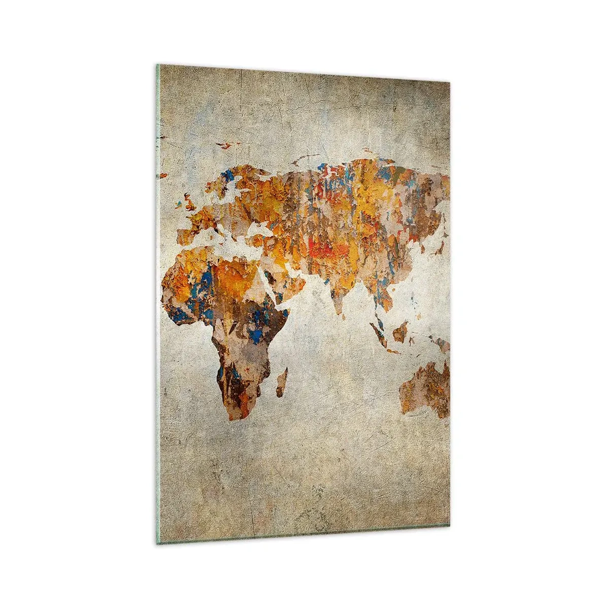 Quadro em vidro - Um mundo verdadeiramente grande - 80x120 cm