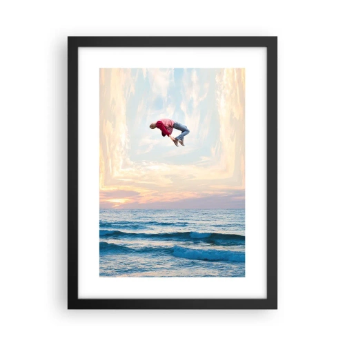 Pôster com moldura preta - Para outra dimensão - 30x40 cm