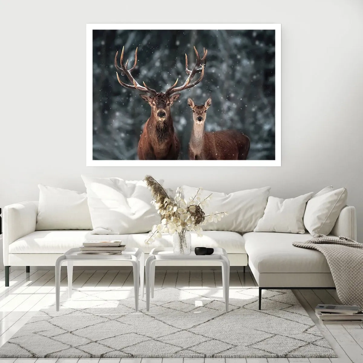 Pôster - O senhor da floresta com sua esposa - 70x50 cm