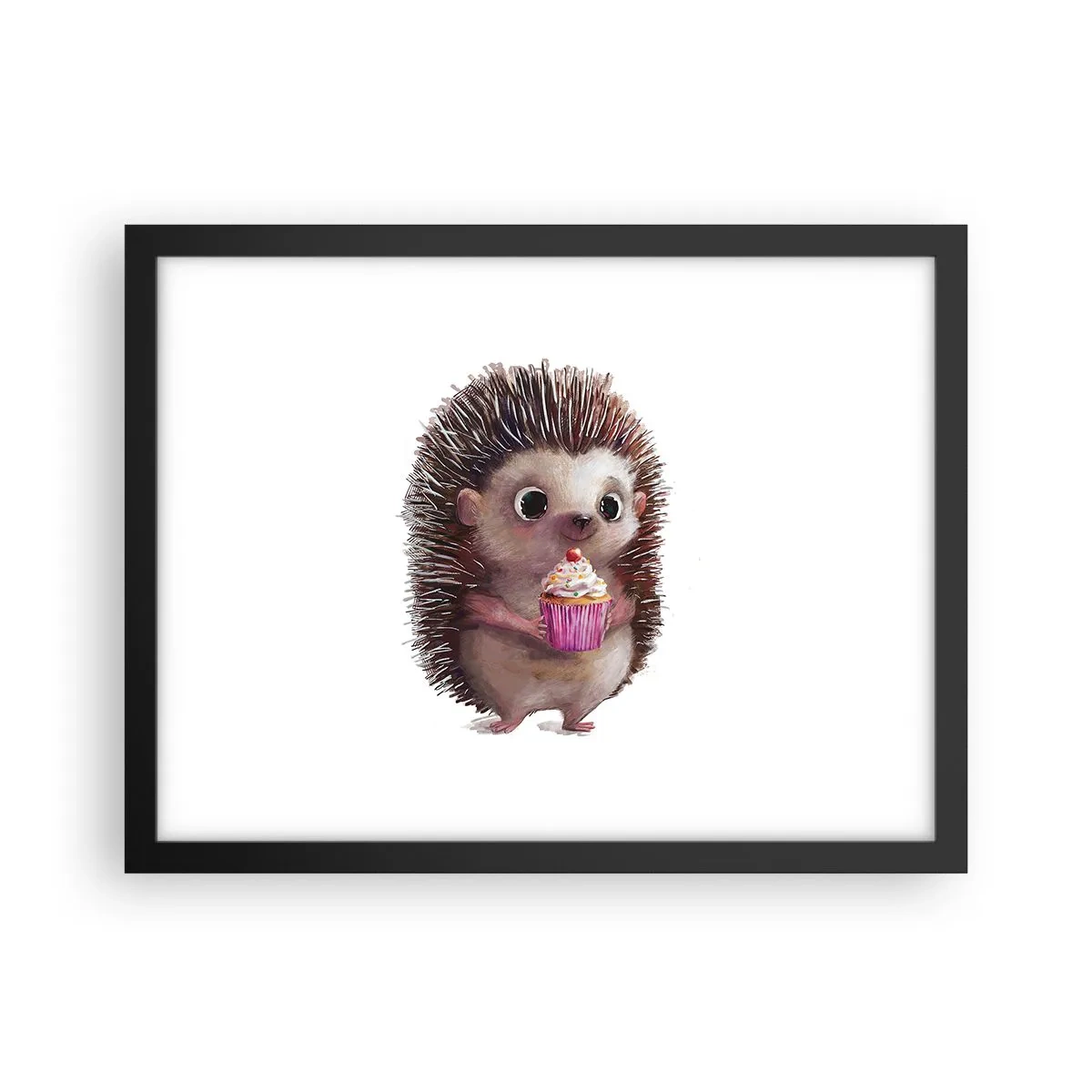 Pôster com moldura preta - A celebração é diária - 40x30 cm