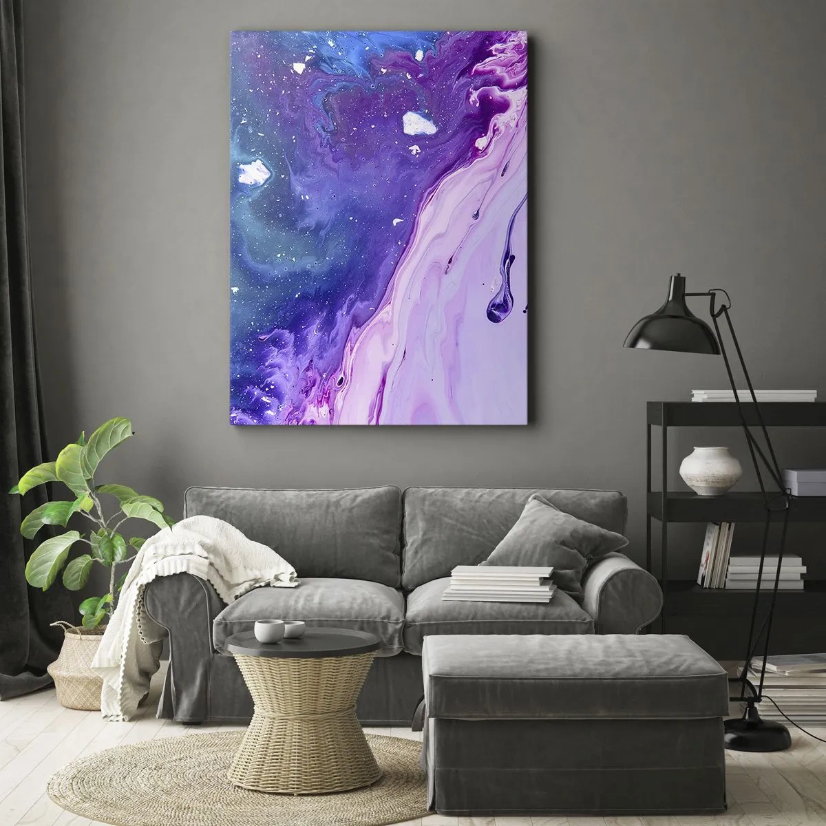 Quadro em tela - Yin e yang - 50x70 cm