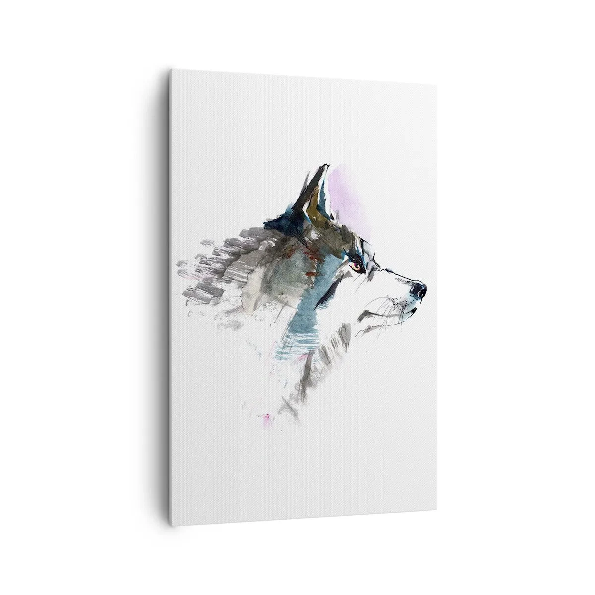 Quadro em tela - O tempo não come o lobo - 80x120 cm