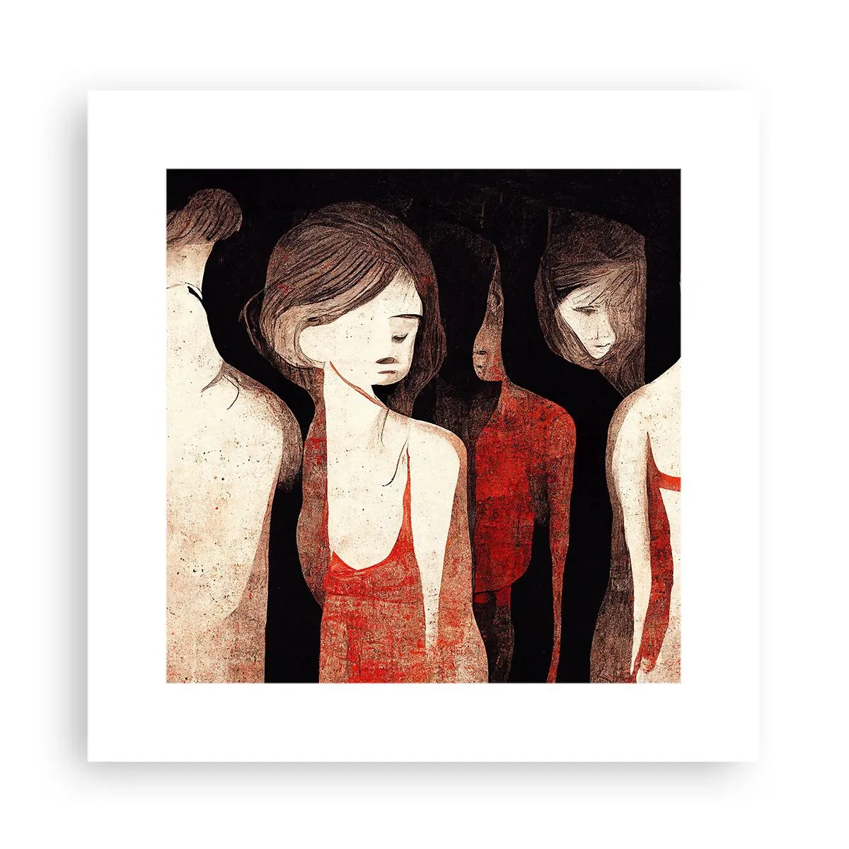 Pôster - Madonas das trevas - 30x30 cm