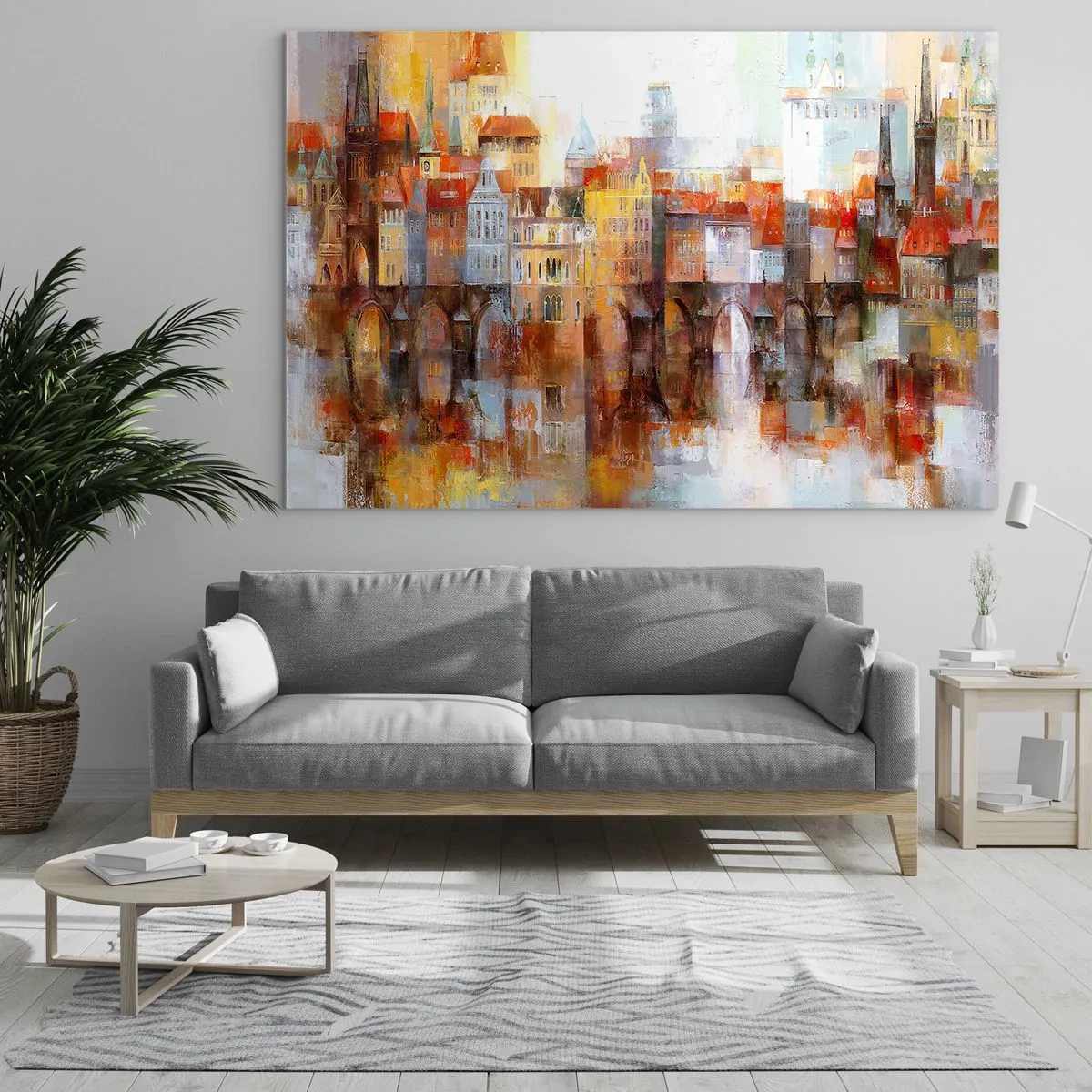 Quadro em vidro - Debaixo da ponte também é bonito - 100x70 cm