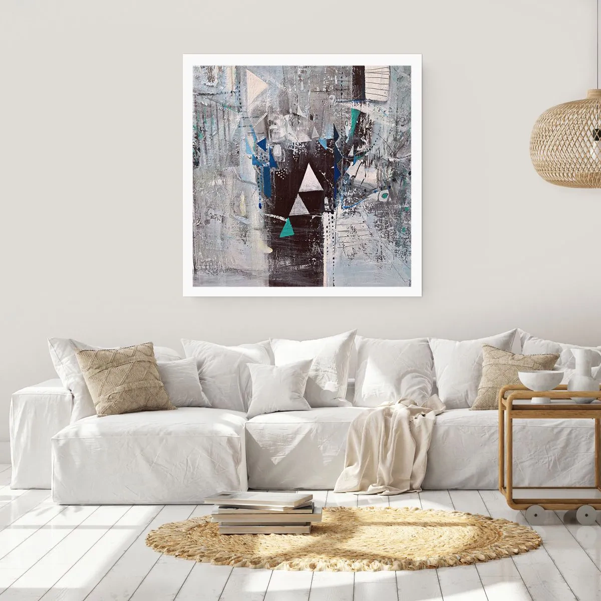 Pôster - A ordem superior dos triângulos - 40x40 cm