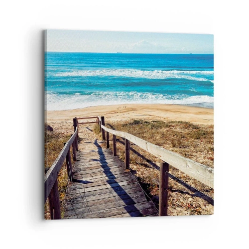 Quadro em tela - Corra! - 70x70 cm