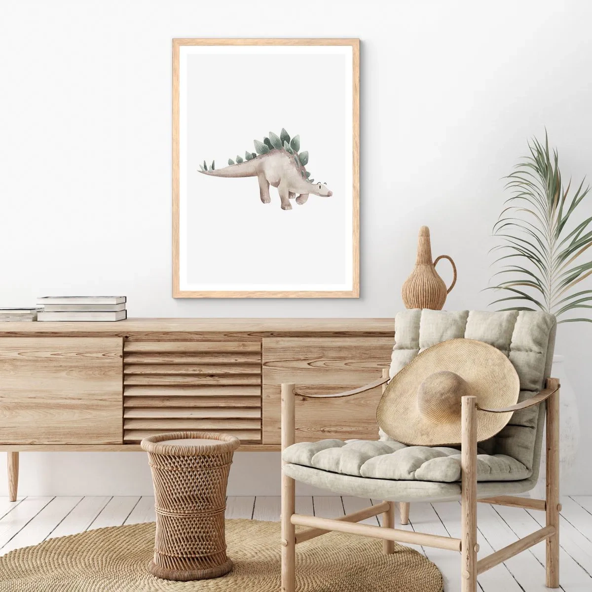 Pôster com moldura de carvalho claro - Seu amigo - 61x91 cm