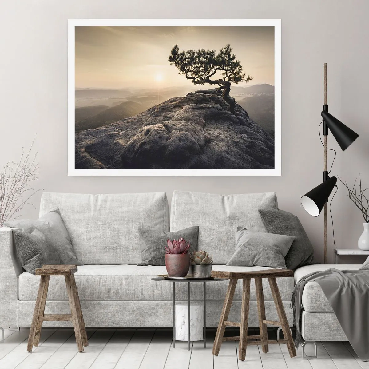 Pôster - A vida ganha sempre - 100x70 cm