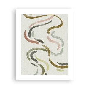 Pôster - Uma alegre dança de abstração - 40x50 cm