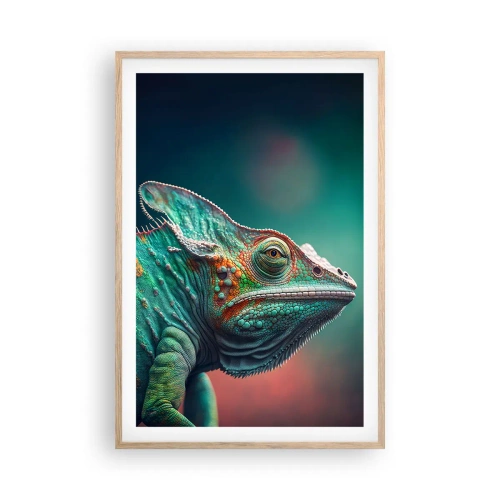 Pôster com moldura de carvalho claro - Estás a ver-me? Isso não é bom… - 61x91 cm