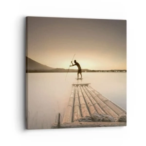 Quadro em tela - Antes de descansar - 30x30 cm