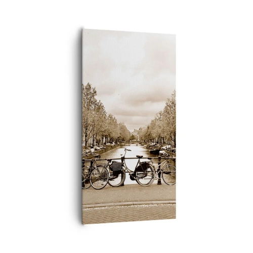 Quadro em tela - Vibrações holandesas - 65x120 cm