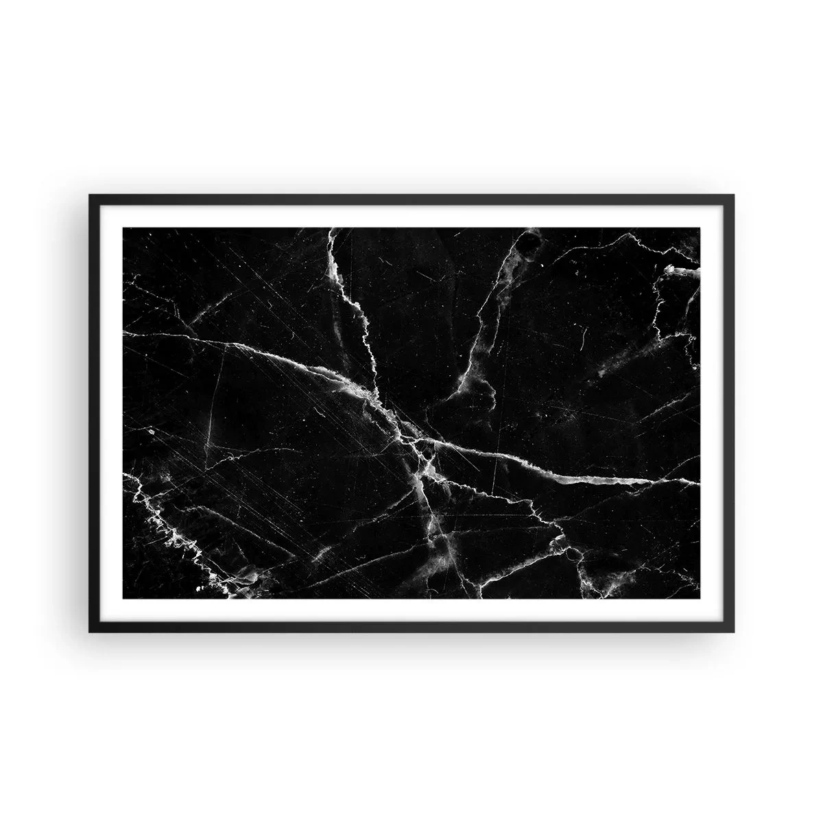 Pôster com moldura preta - A vida secreta da pedra - 91x61 cm