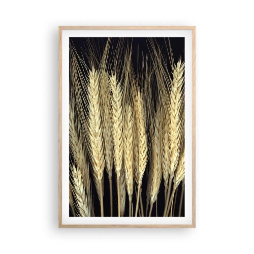 Pôster com moldura de carvalho claro - Magia rústica - 61x91 cm