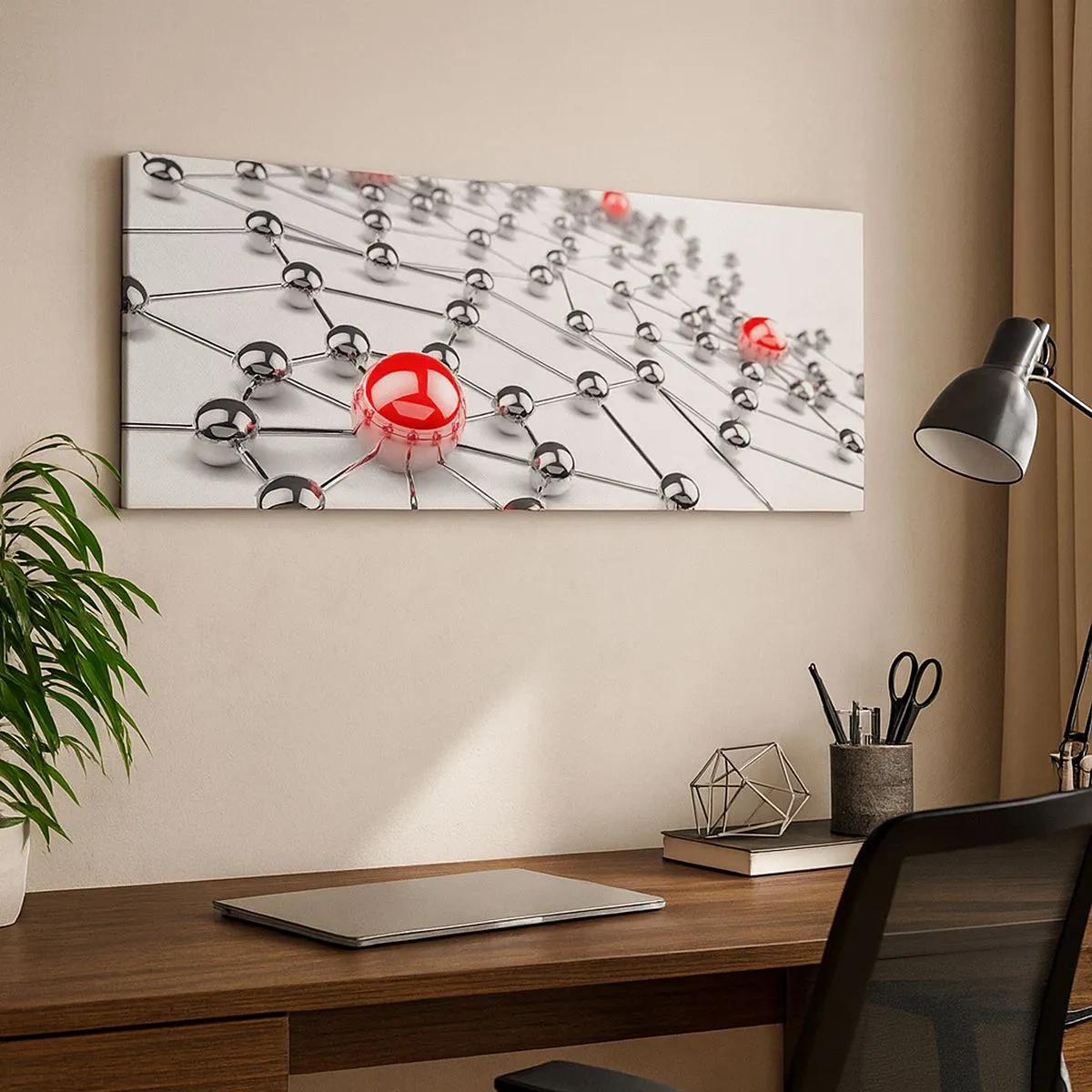 Quadro em tela - Rede de Prata - 100x40 cm