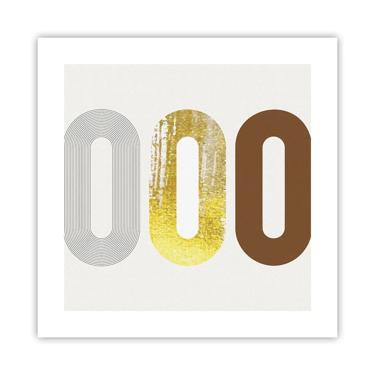 Pôster - Uuu! - 40x40 cm