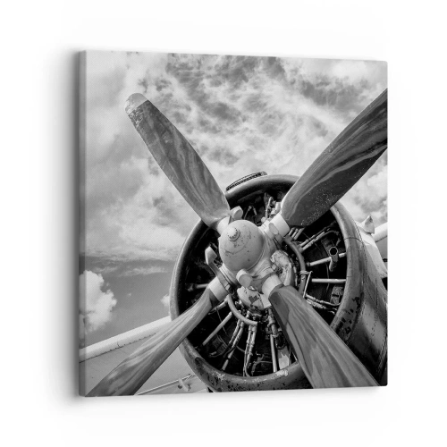 Quadro em tela - O conquistador dos céus - 30x30 cm