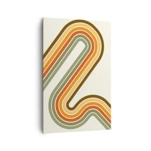 Quadro em tela - Ziguezague para o destino - 80x120 cm