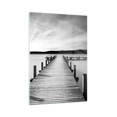 Quadro em vidro - A fonte da tranquilidade - 50x70 cm