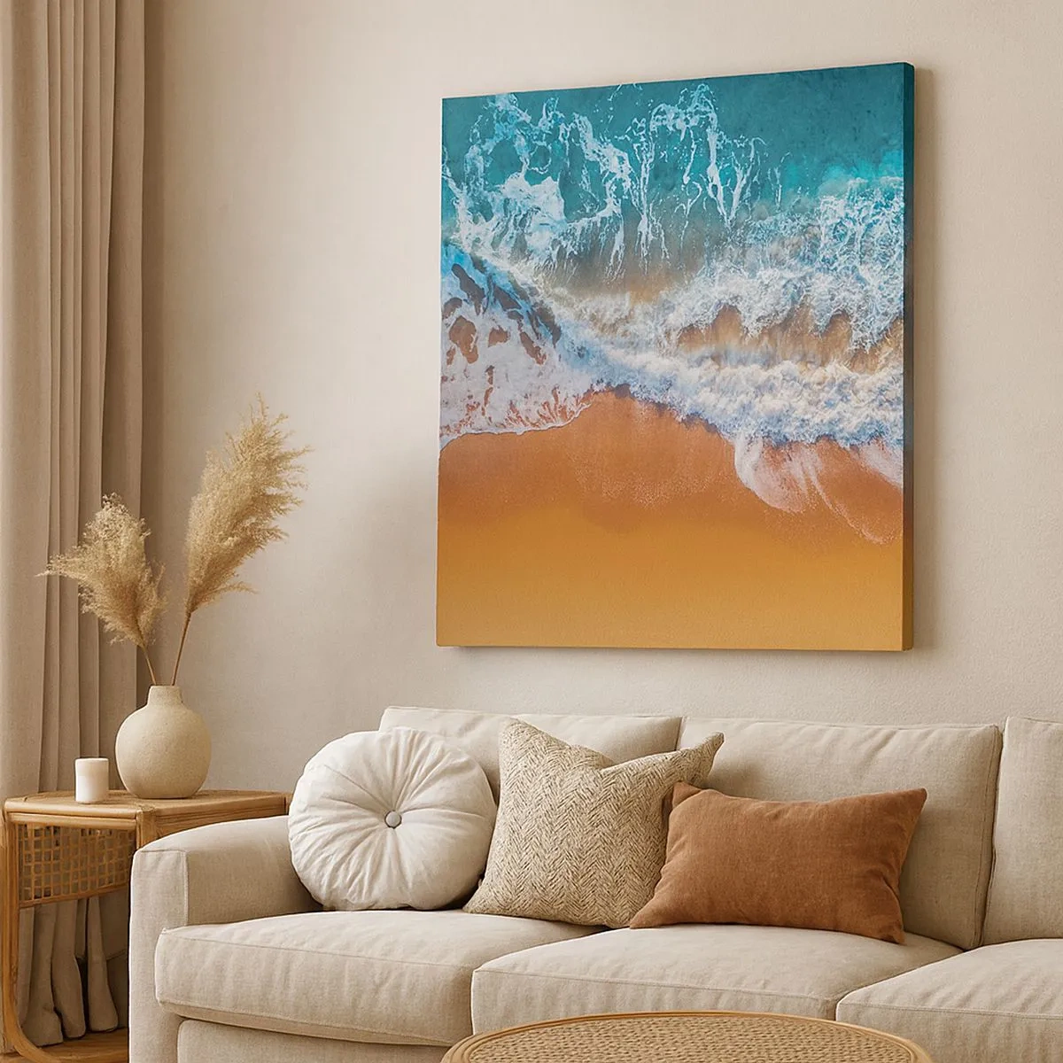 Quadro em tela - Sempre em par - 30x30 cm