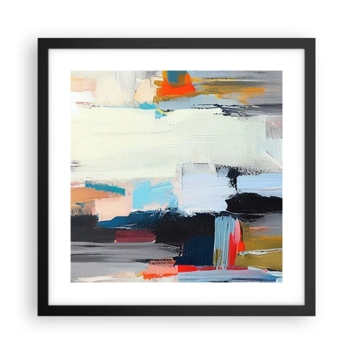 Pôster com moldura preta - Há um método? - 40x40 cm