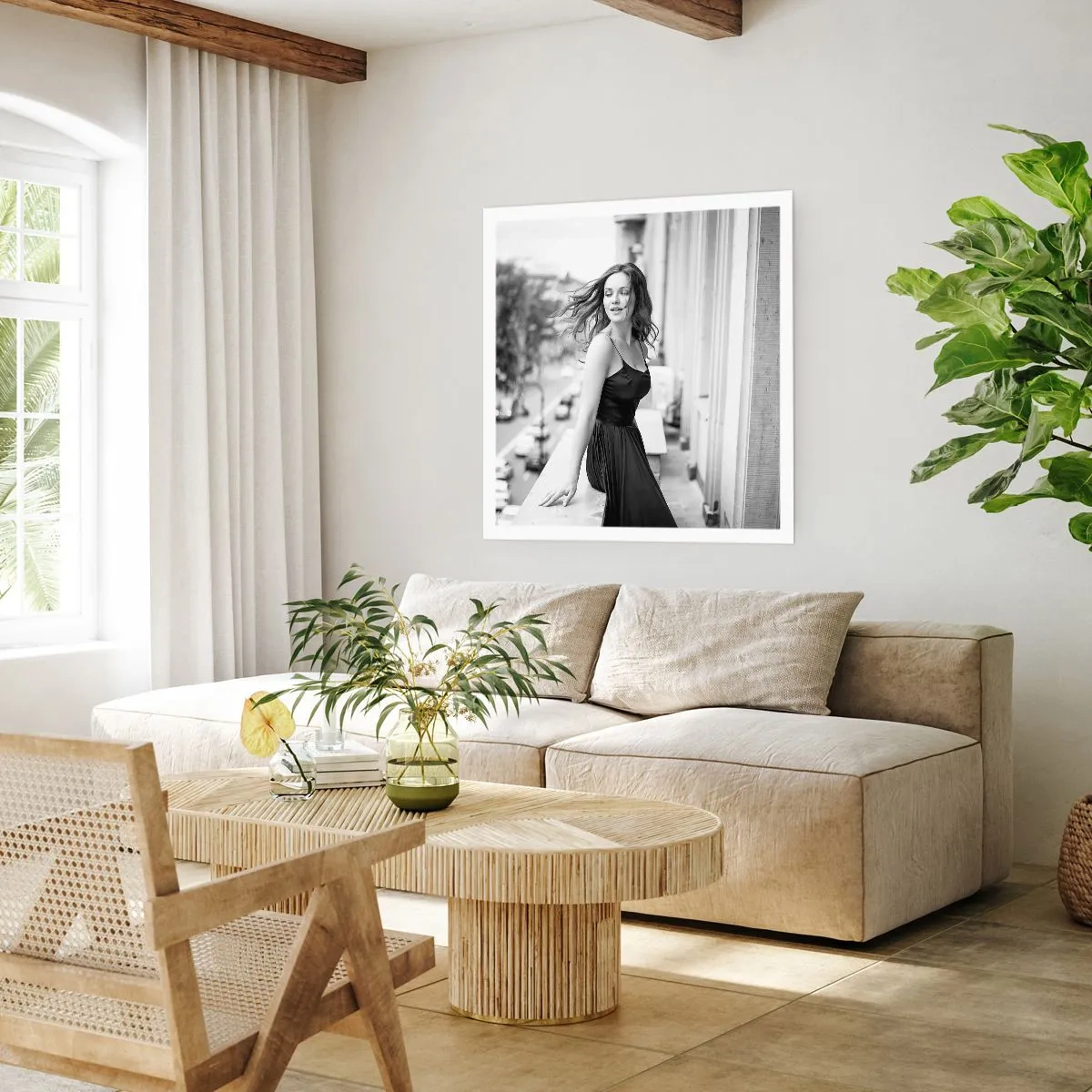 Pôster - Certamente uma parisiense - 40x40 cm