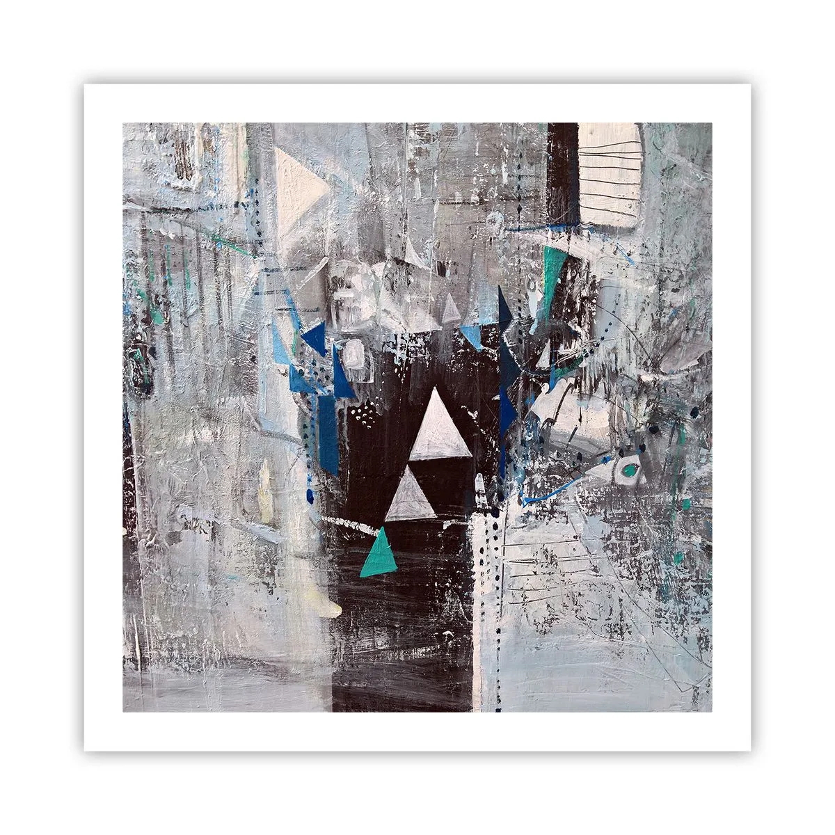 Pôster - A ordem superior dos triângulos - 60x60 cm