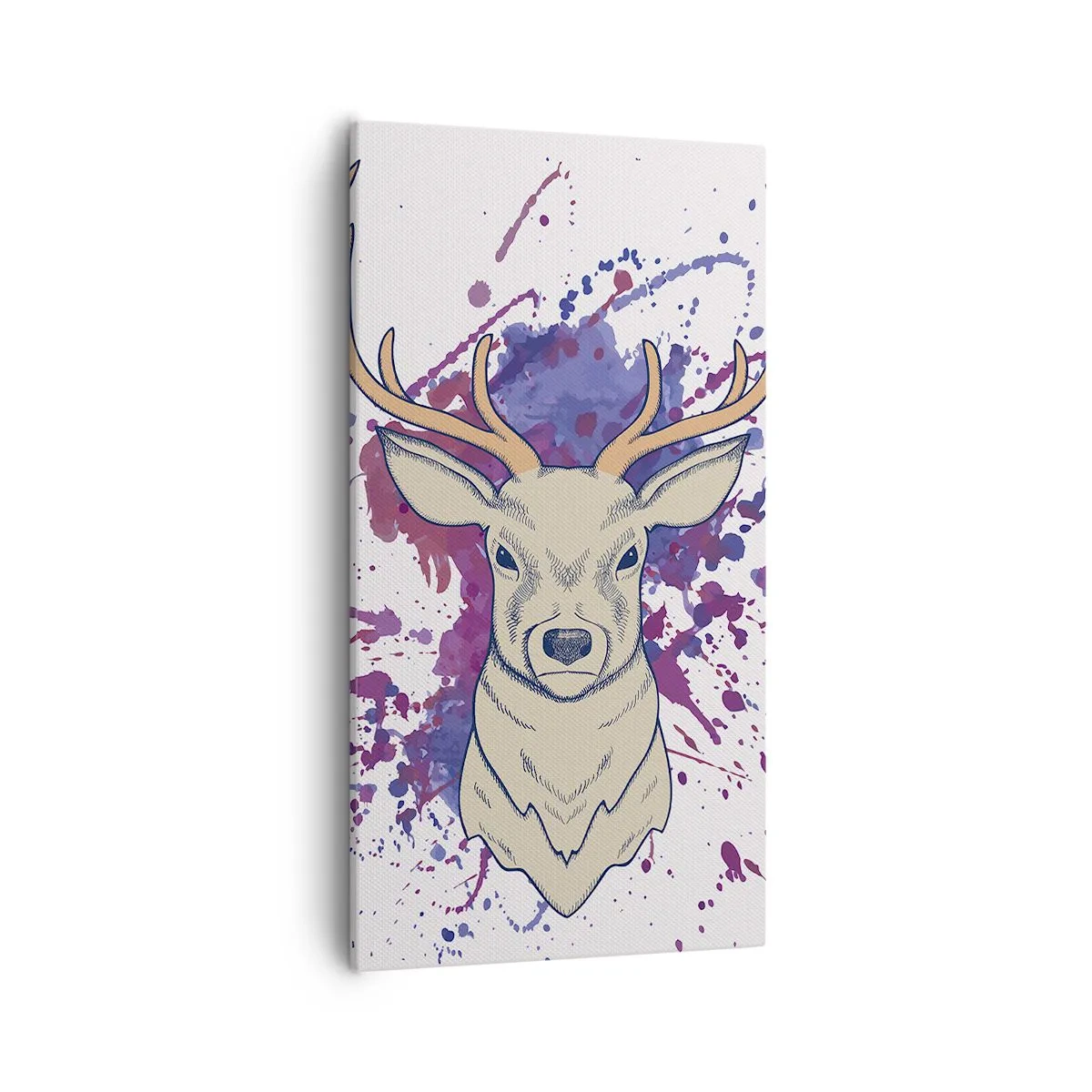 Quadro em tela - Coragem e equilíbrio - 55x100 cm