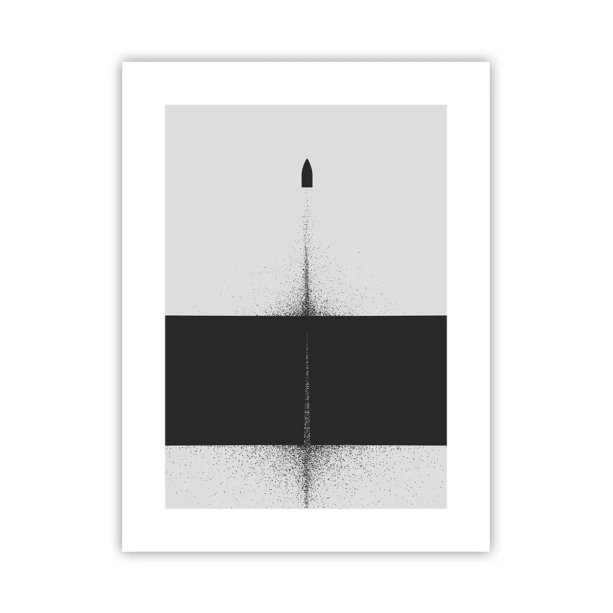 Pôster - Direto para o destino - 30x40 cm
