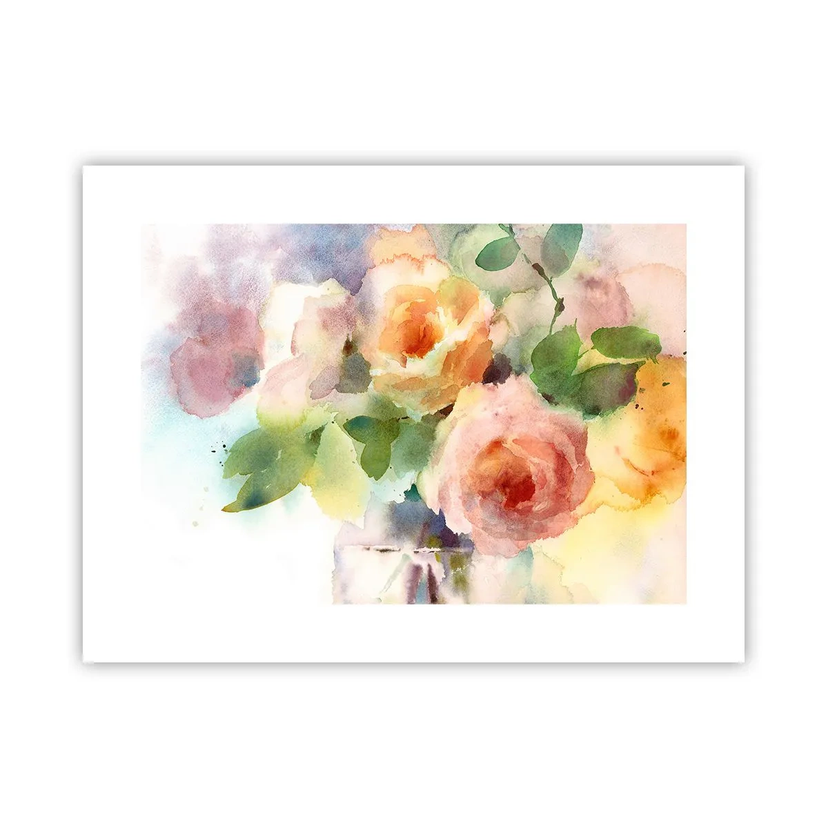 Pôster - Delicado como uma aquarela - 40x30 cm
