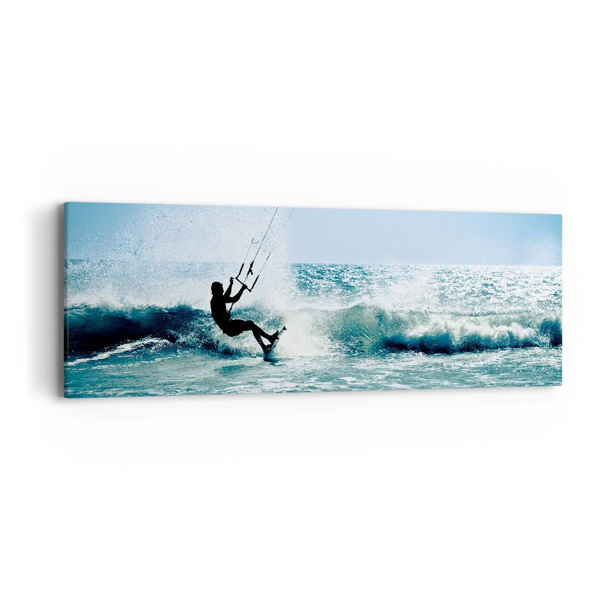 Quadro em tela - Deixe-se levar - 90x30 cm